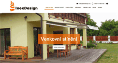Desktop Screenshot of inexdesign.cz